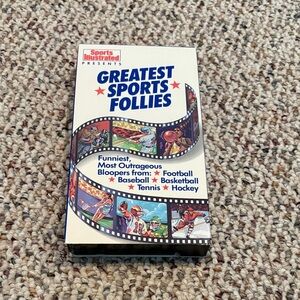 Sports Illustrated Greatest Sports Follies on VHS. 1989